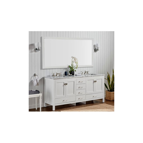 Brayden Studio® Zeringue 84" Double Bathroom Vanity Set & Reviews Wayfair